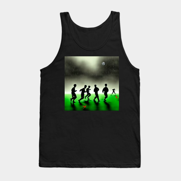 Soldiers playing soccer Tank Top by Arassa Army